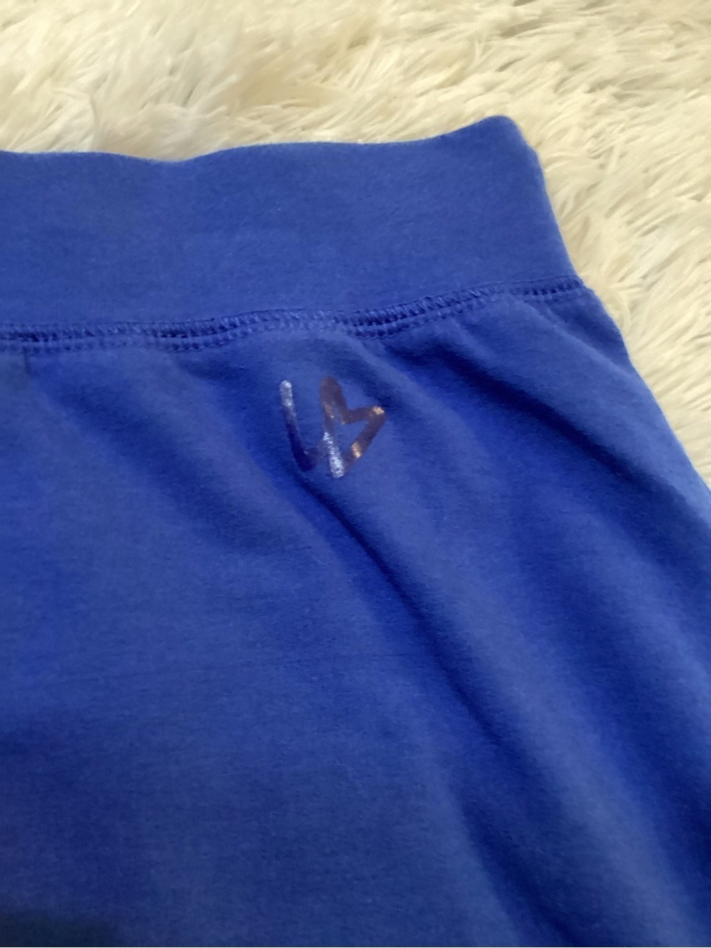 Lane Bryant 18/20 Royal Blue Capri Lounge Pants Drawstring Plus Size - Picture 8 of 12